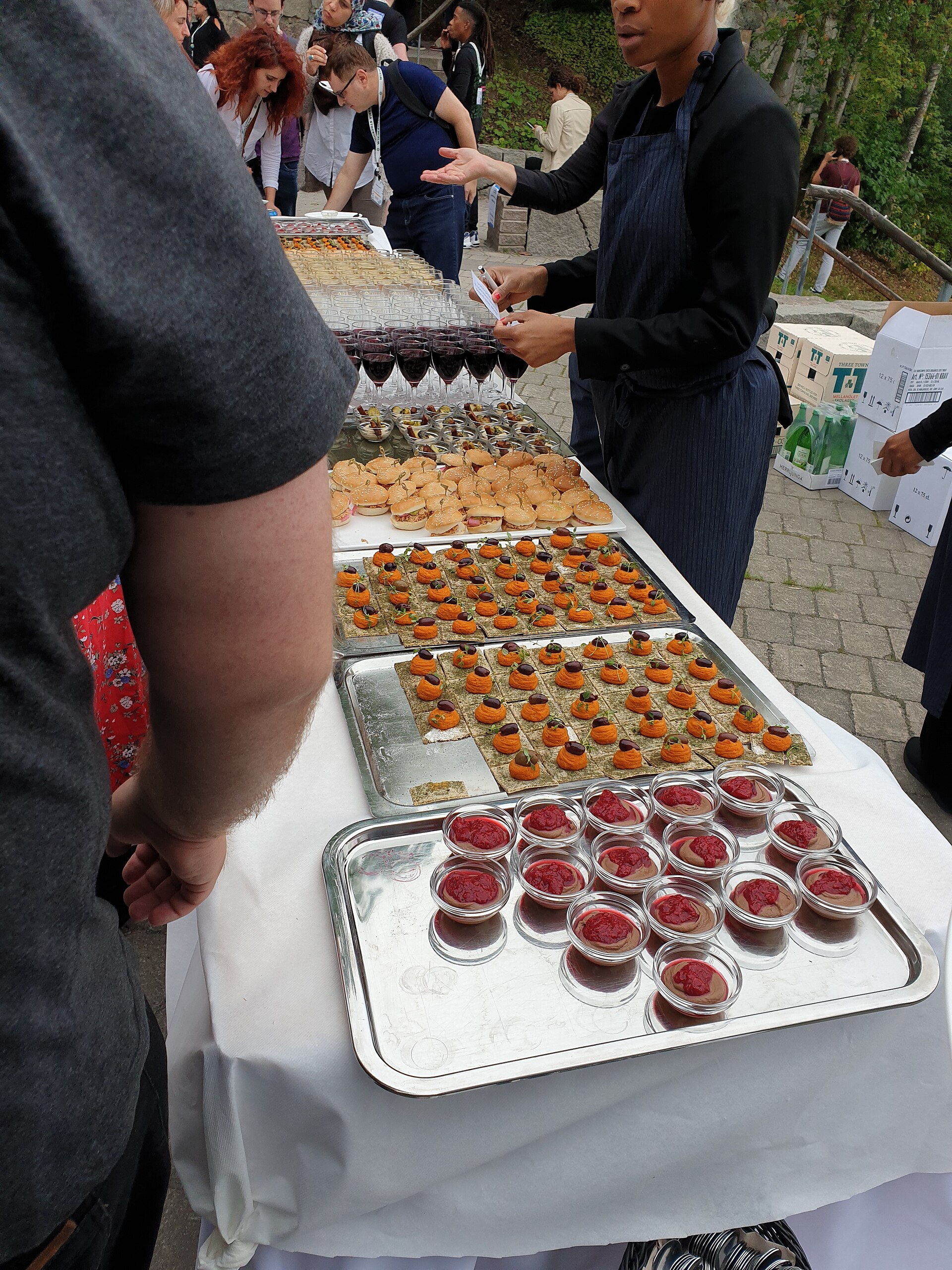 Firemný Catering Prehľad catering stôl
